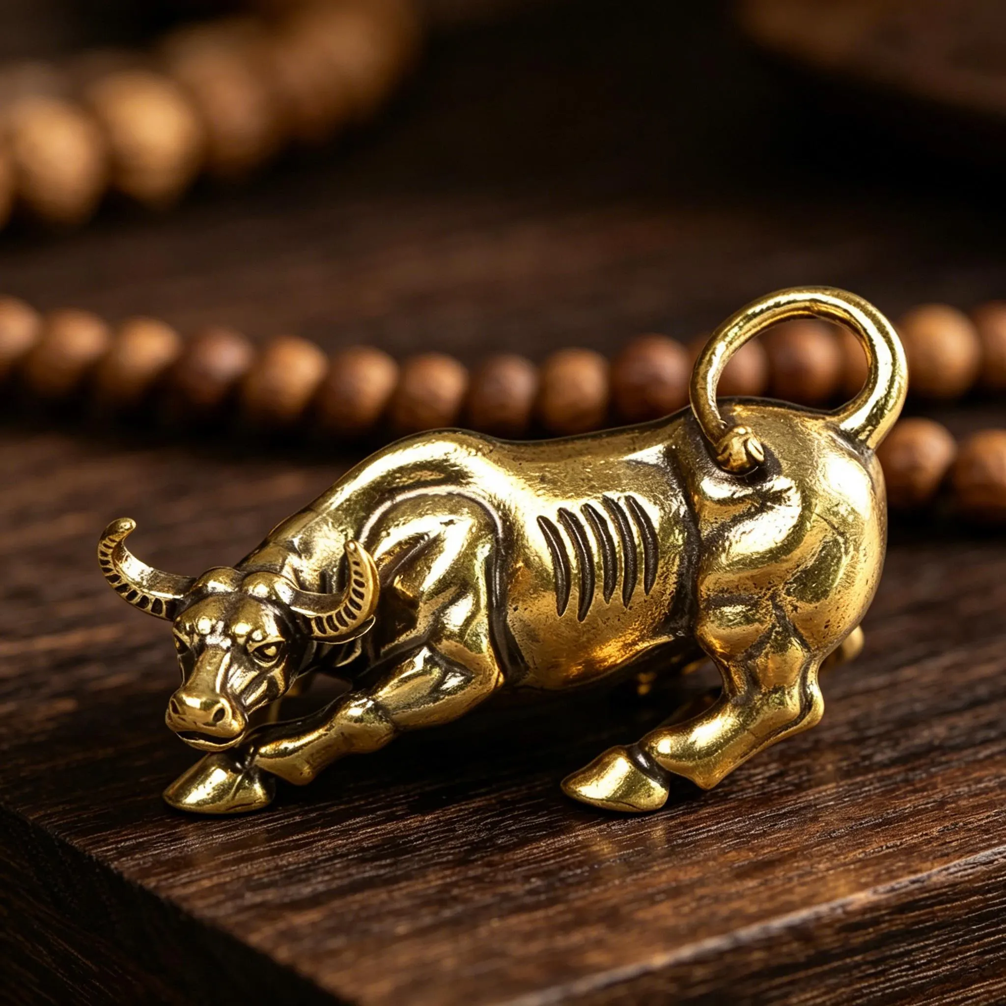 Handcrafted Copper Buffalo Figurine — Copper figurine image 6