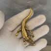 Handcrafted Copper Crocodile Figurine — Copper figurine image 2