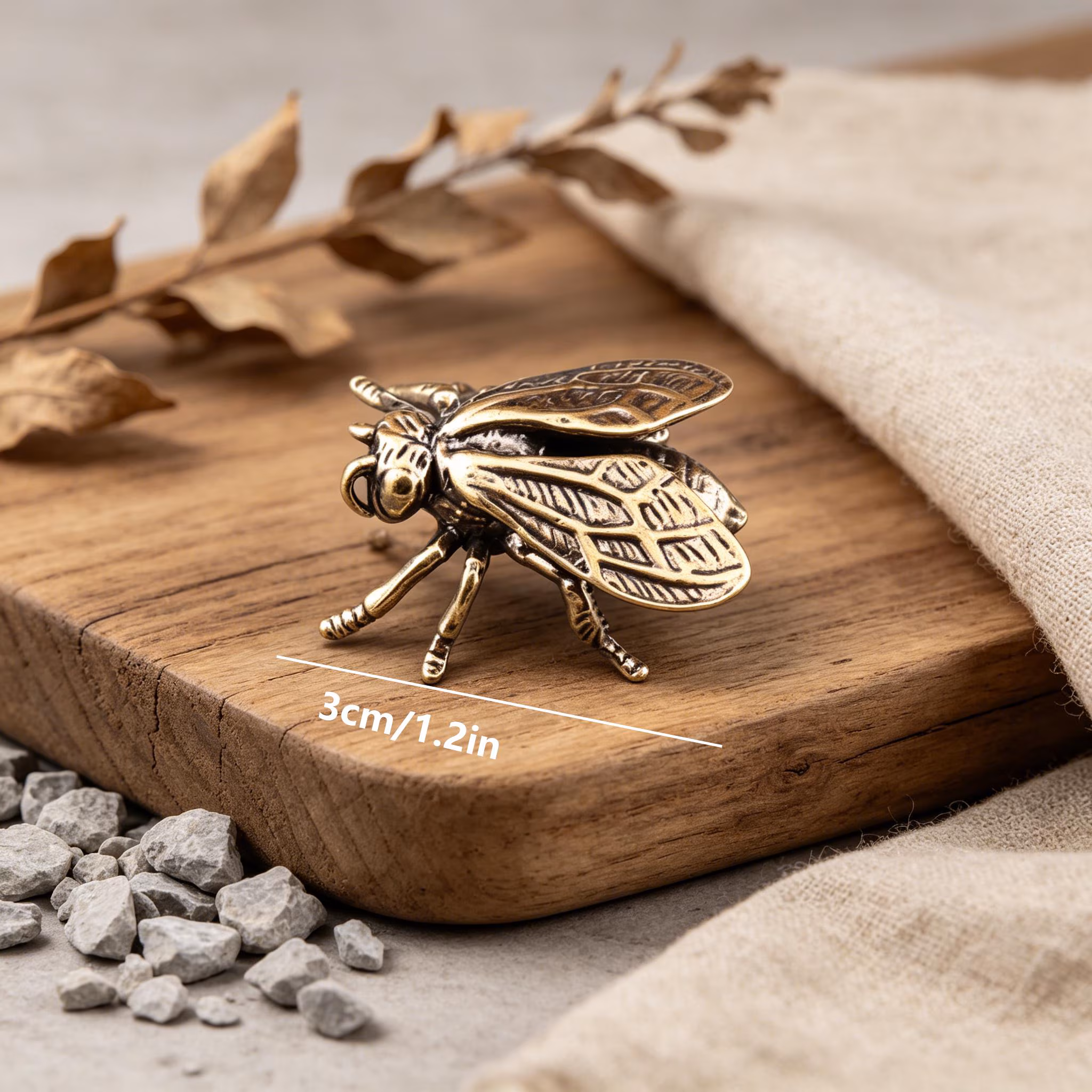 Handcrafted Brass Insect Figurines — Copper figurine image 5