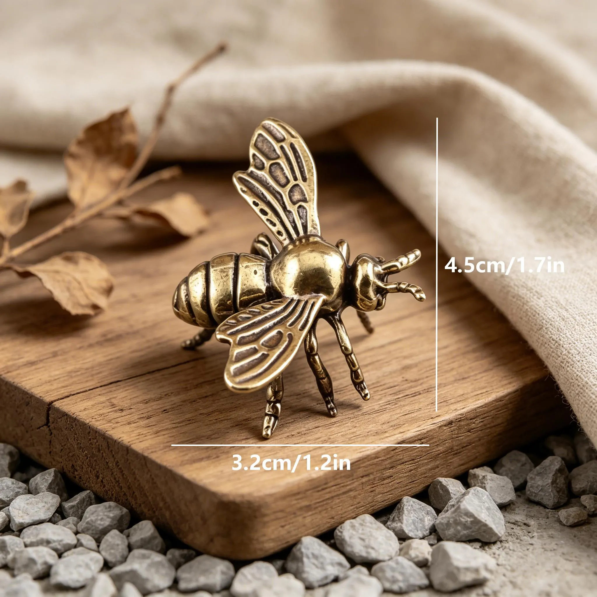 Handcrafted Brass Insect Figurines — Copper figurine image 8