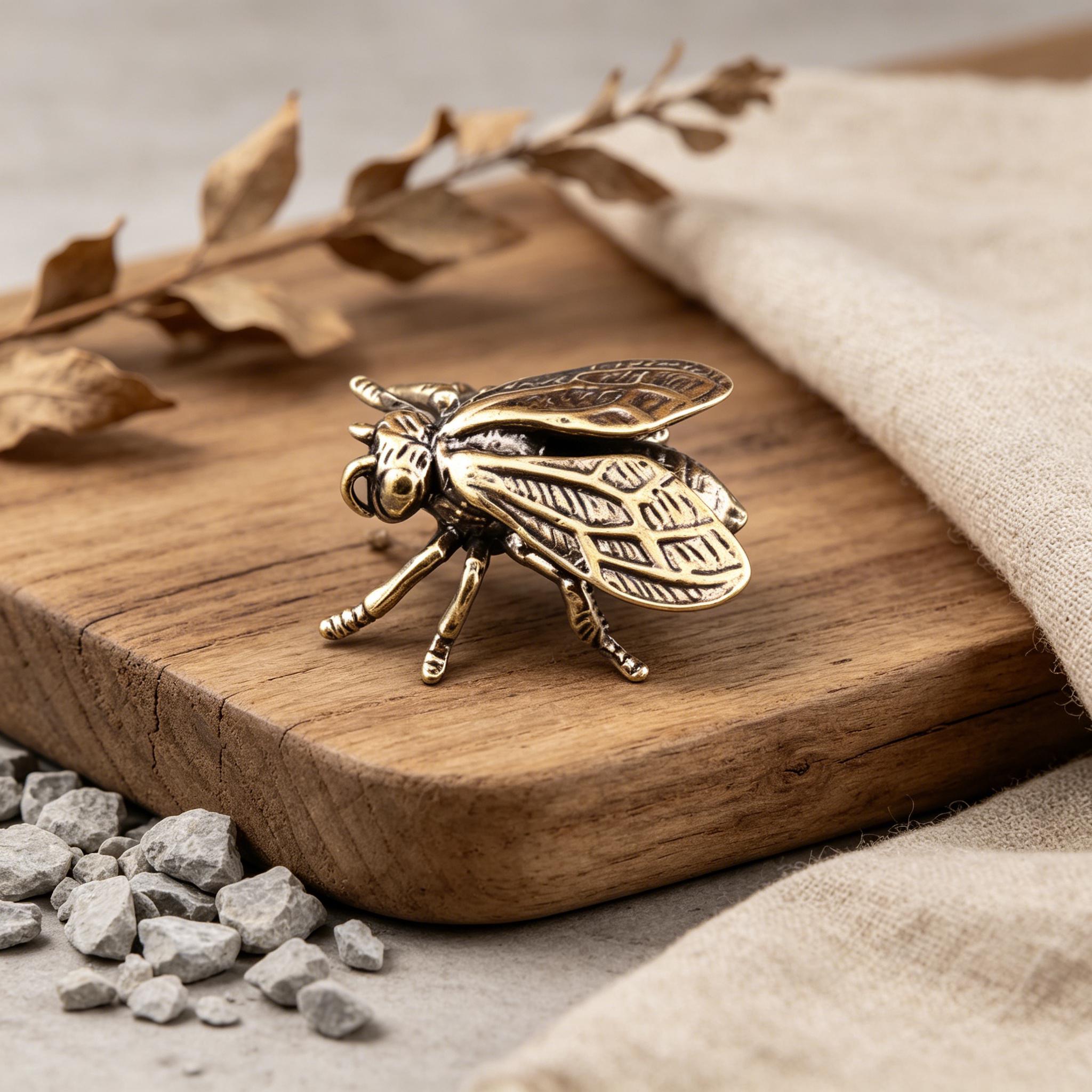 Handcrafted Brass Insect Figurines — Copper figurine image 10