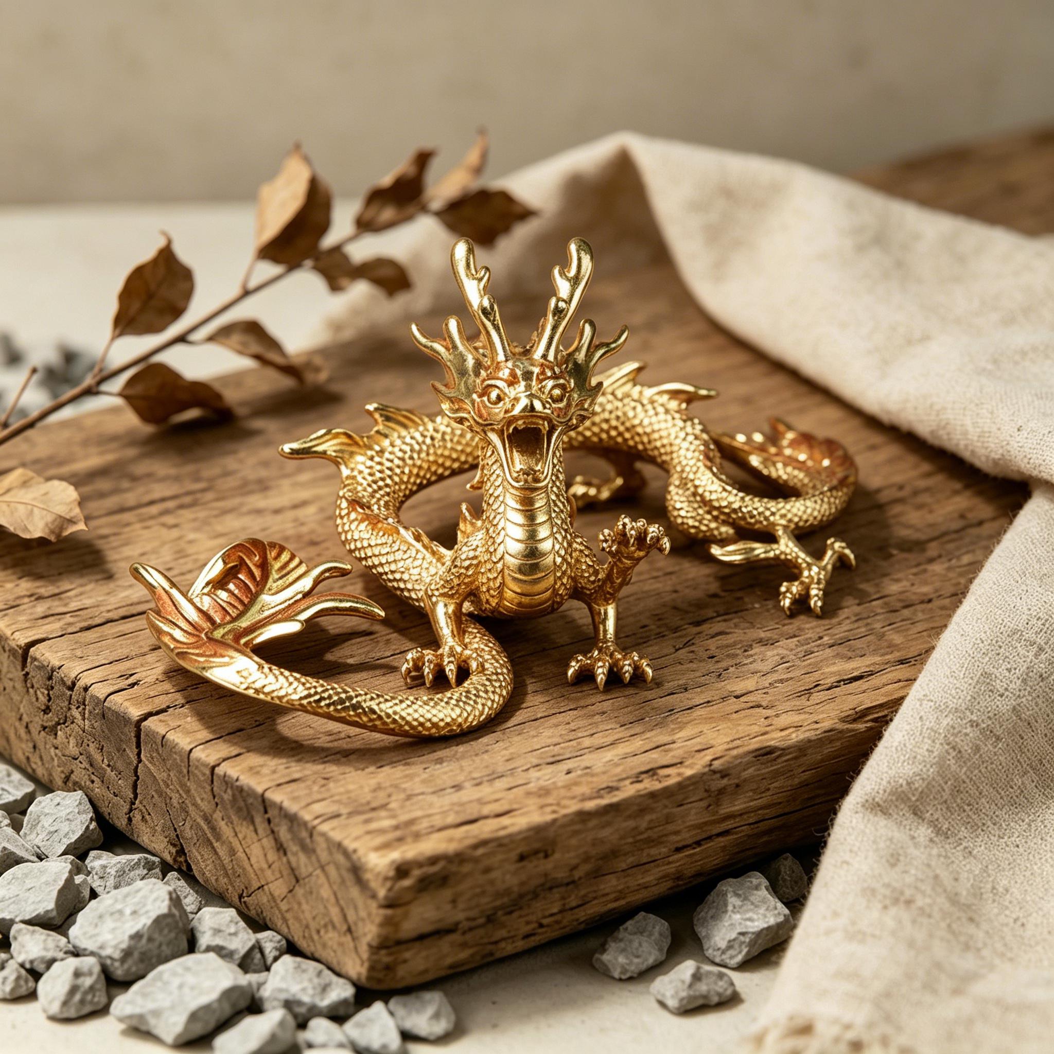 Handcrafted Brass Dragon Figurine — Copper figurine image 13