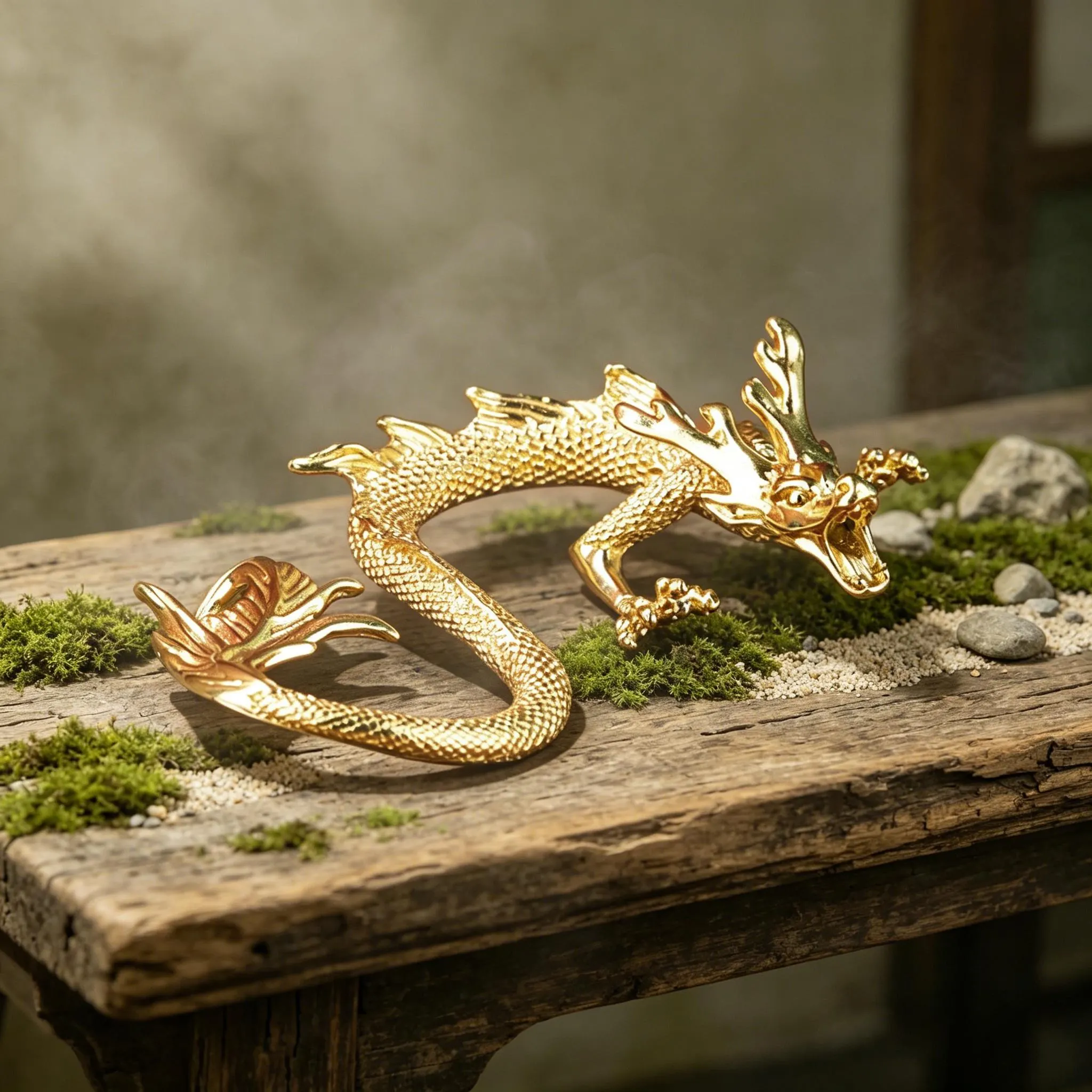 Handcrafted Brass Dragon Figurine — Copper figurine image 15