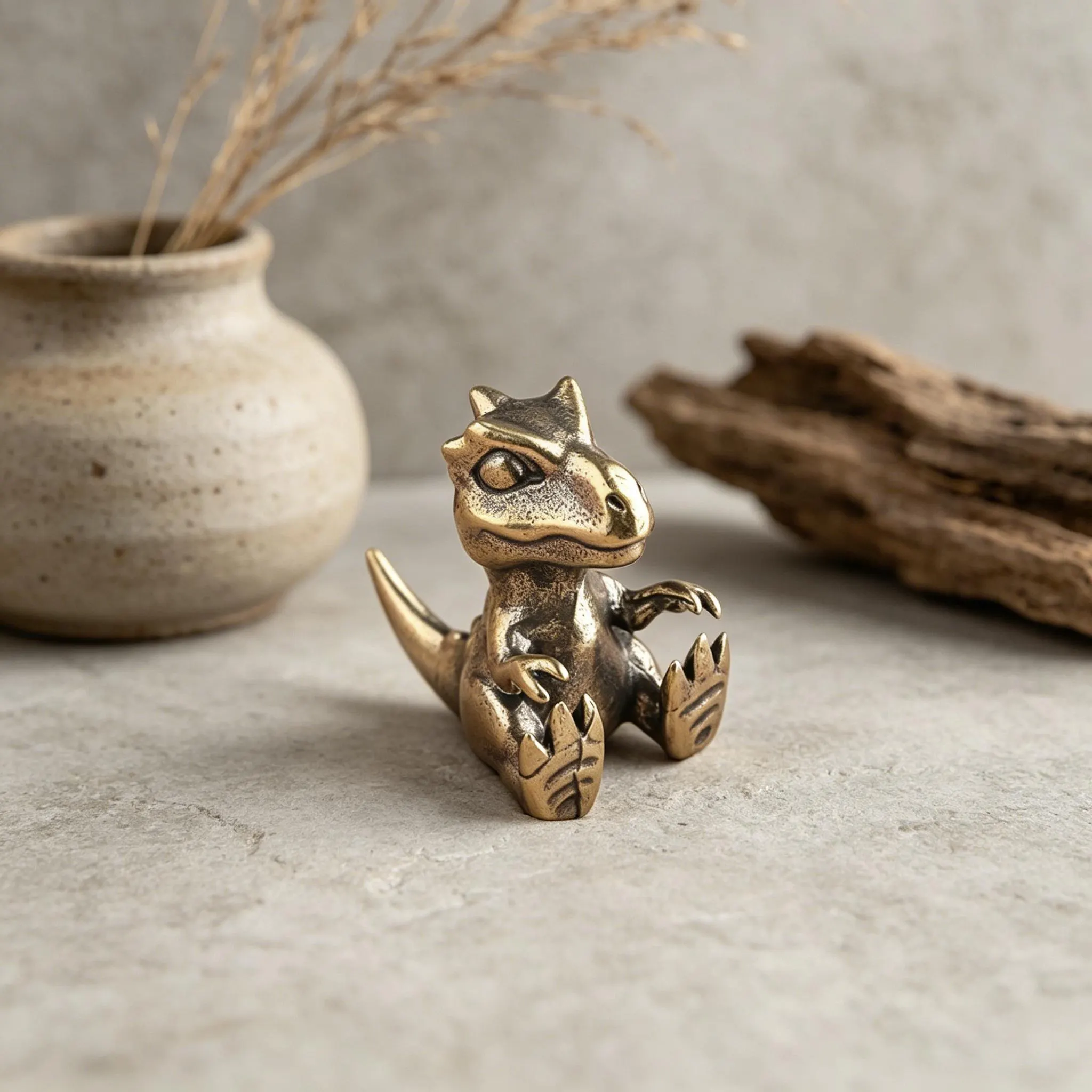 Handcrafted Brass Miniature Figurines — Copper figurine image 3
