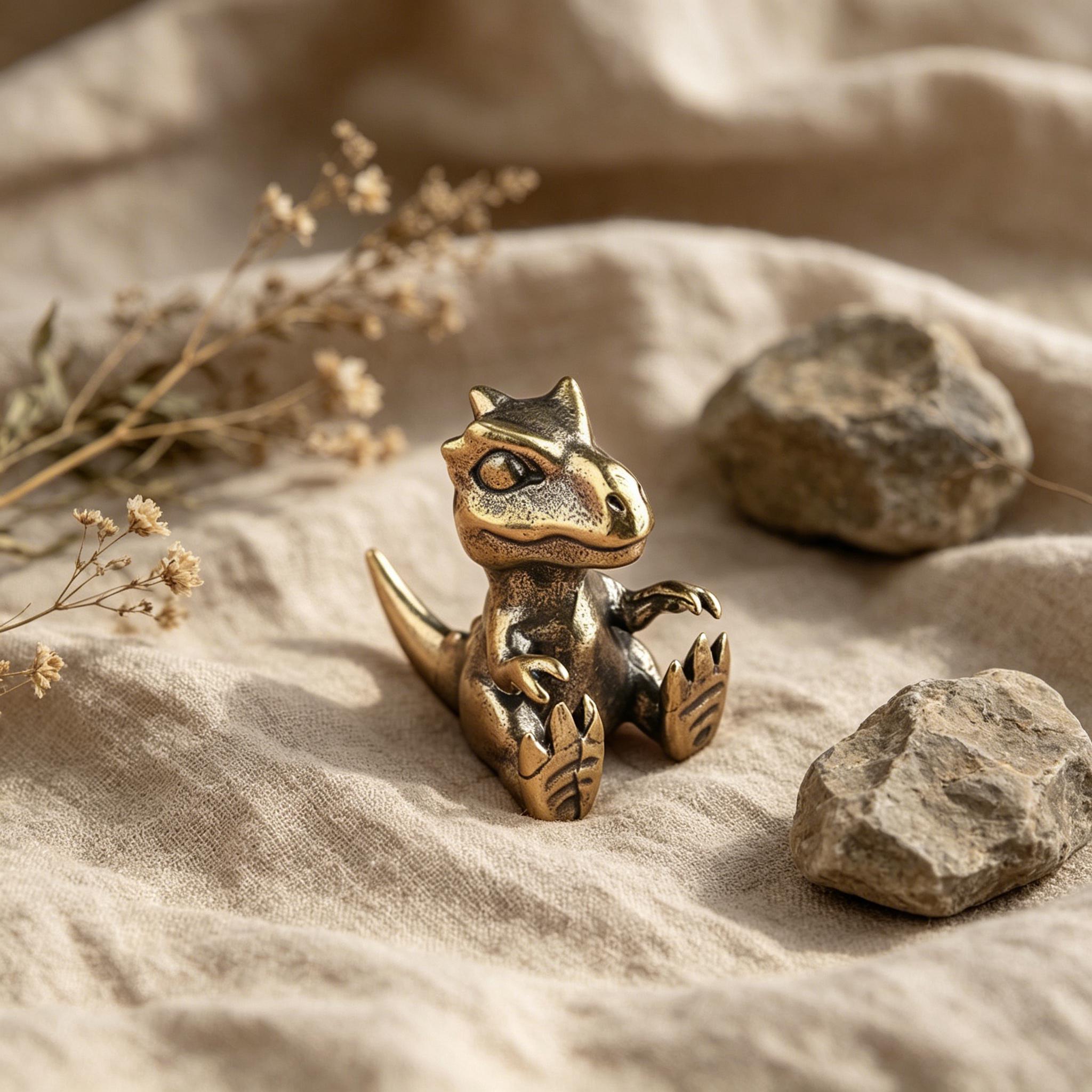 Handcrafted Brass Miniature Figurines — Copper figurine image 4