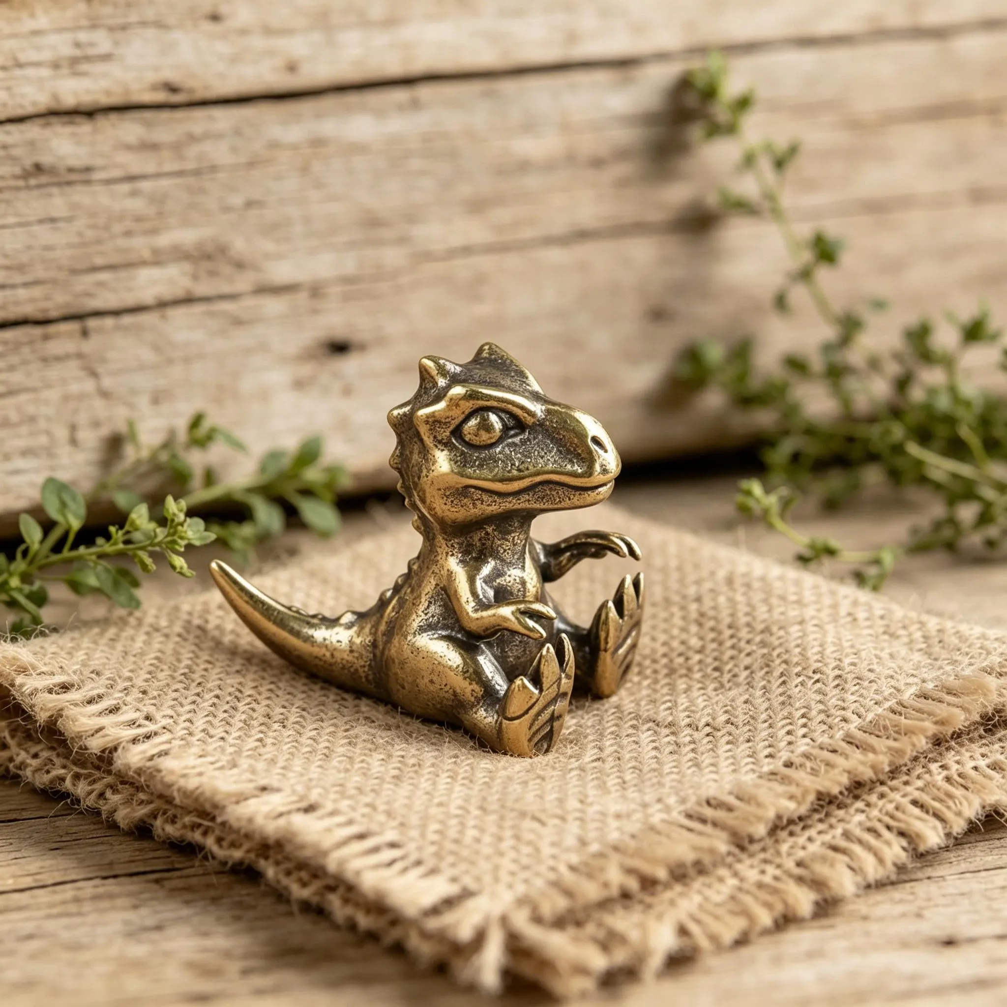 Handcrafted Brass Miniature Figurines — Copper figurine image 6