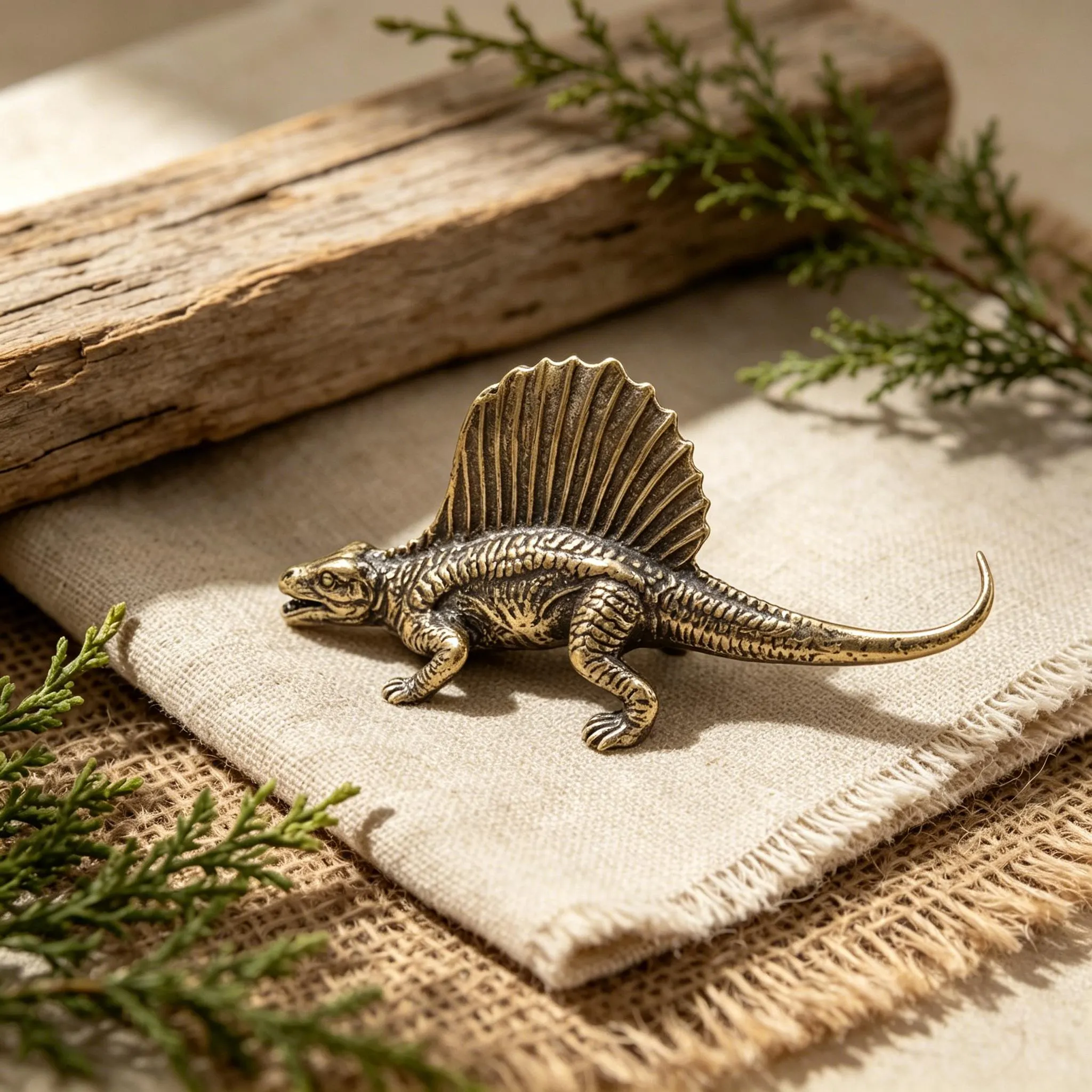 Handcrafted Mini Copper Lizard Figurine — Copper figurine image 4