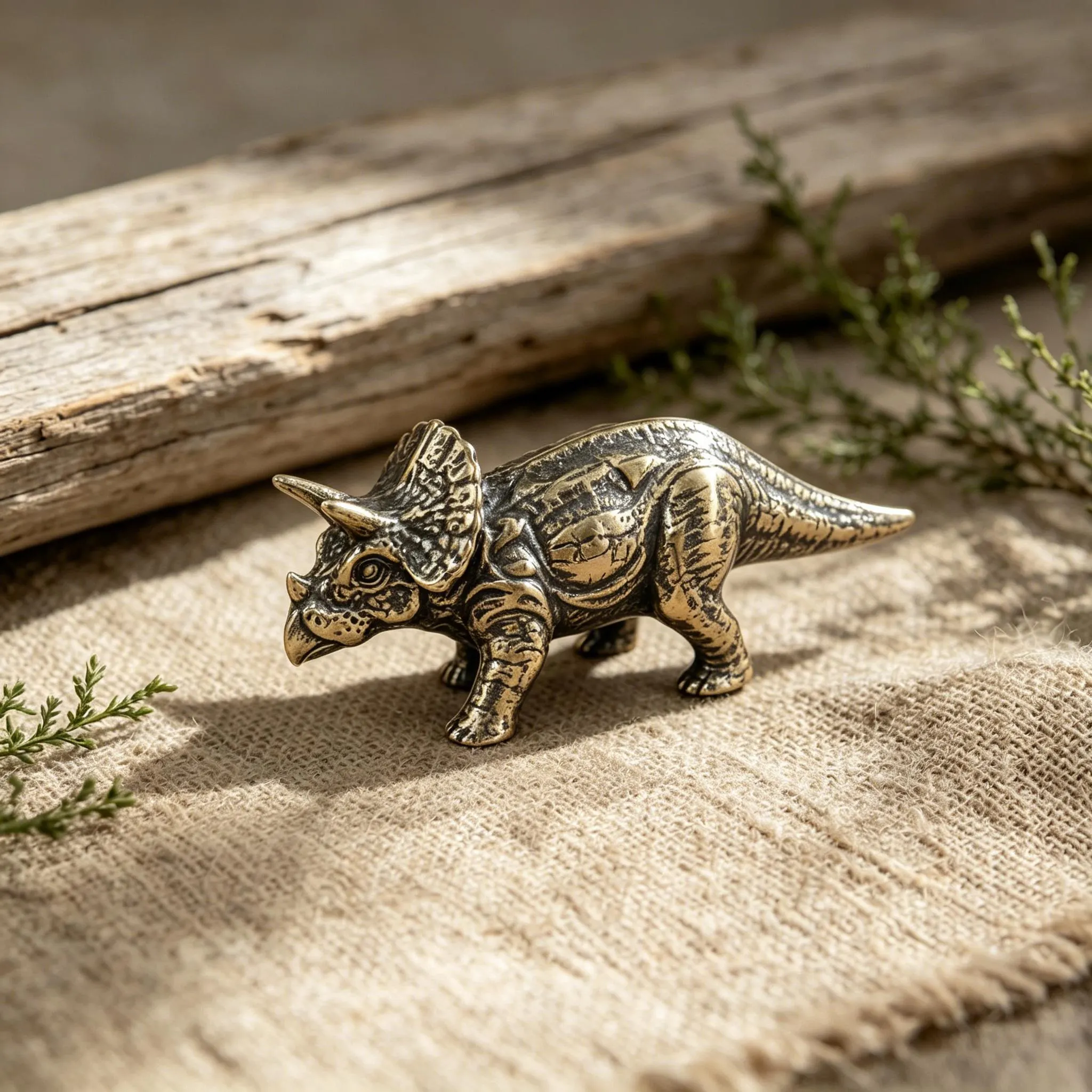 Handmade Brass Mini Statue — Copper figurine image 8