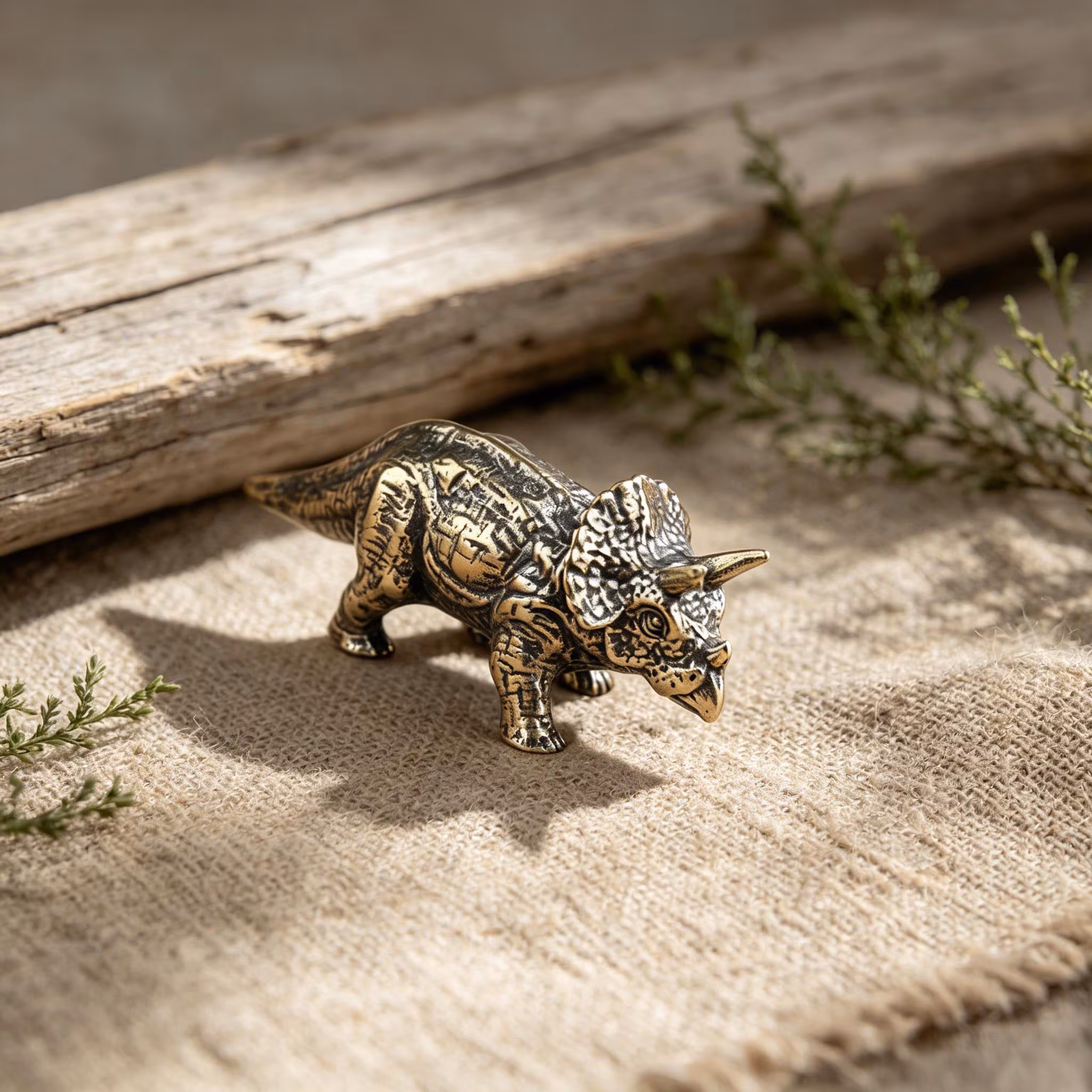 Handmade Brass Mini Statue — Copper figurine image 1