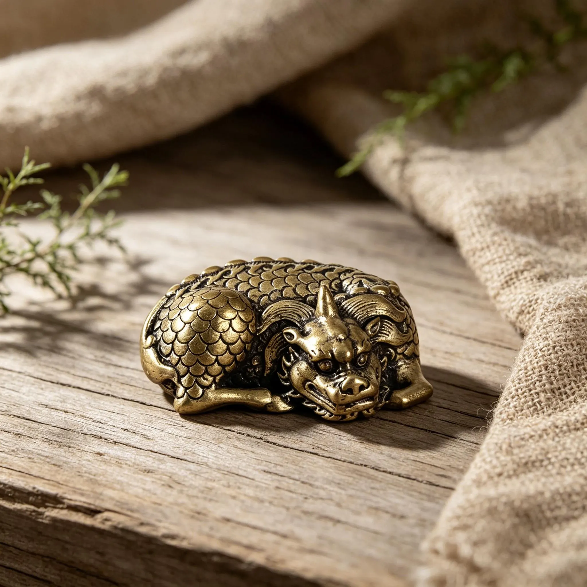 Mini Brass Animal Figurines — Copper figurine image 3