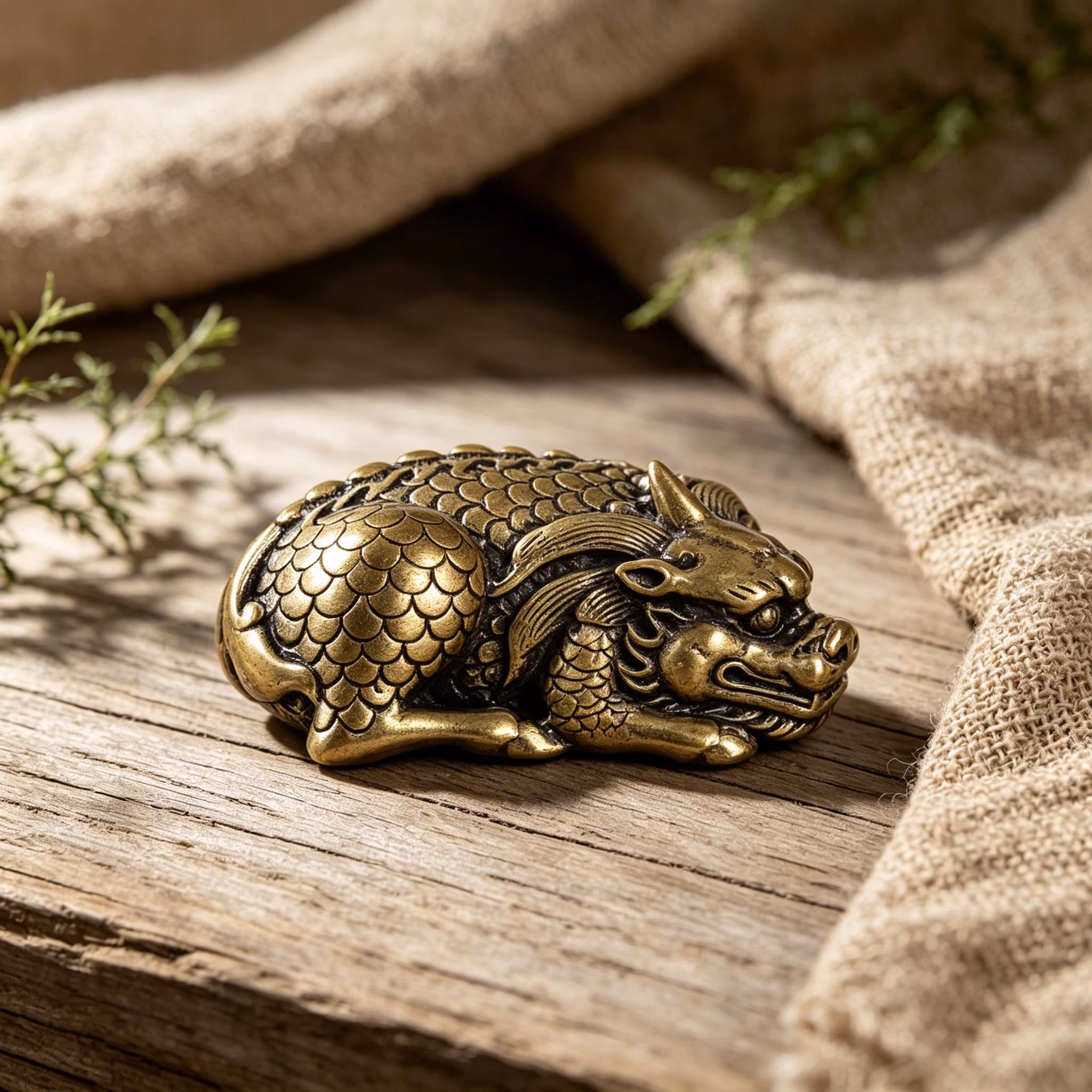 Mini Brass Animal Figurines — Copper figurine image 8