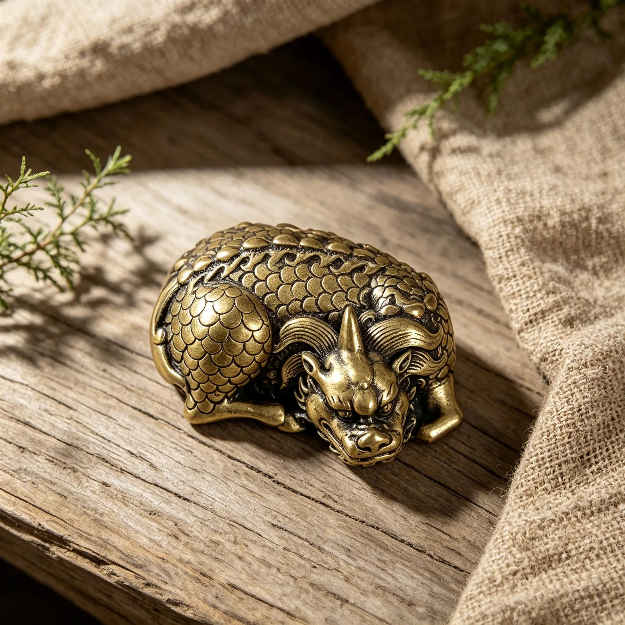 Mini Brass Animal Figurines — Copper figurine image 9