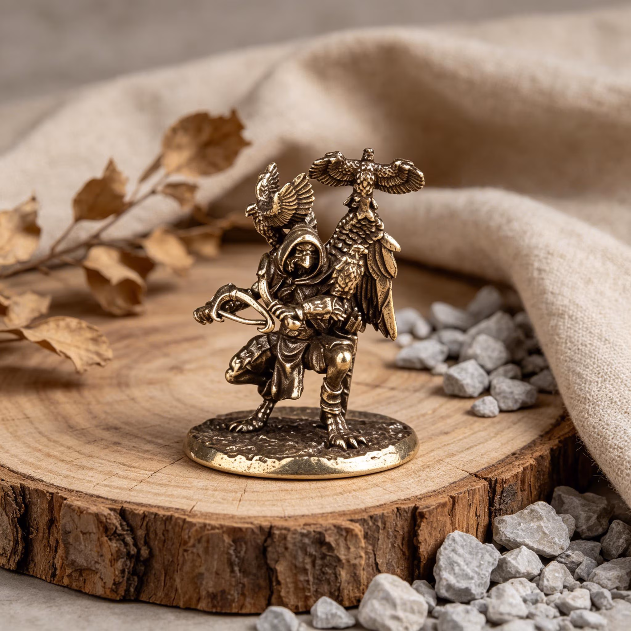 Handcrafted Brass Bird Figurine — Brass figurine image 10