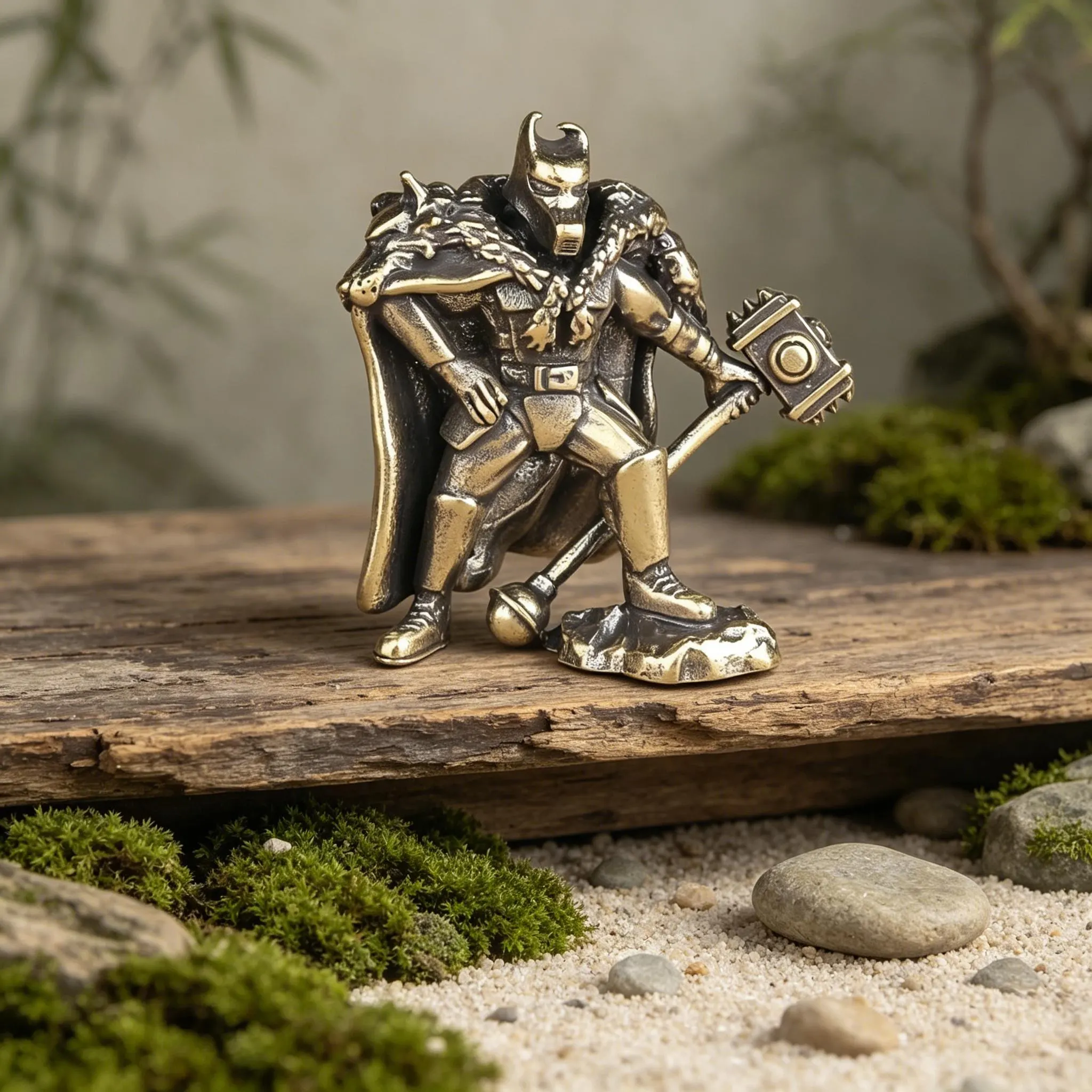 Handcrafted Brass Warrior Figurine — Brass figurine image 6
