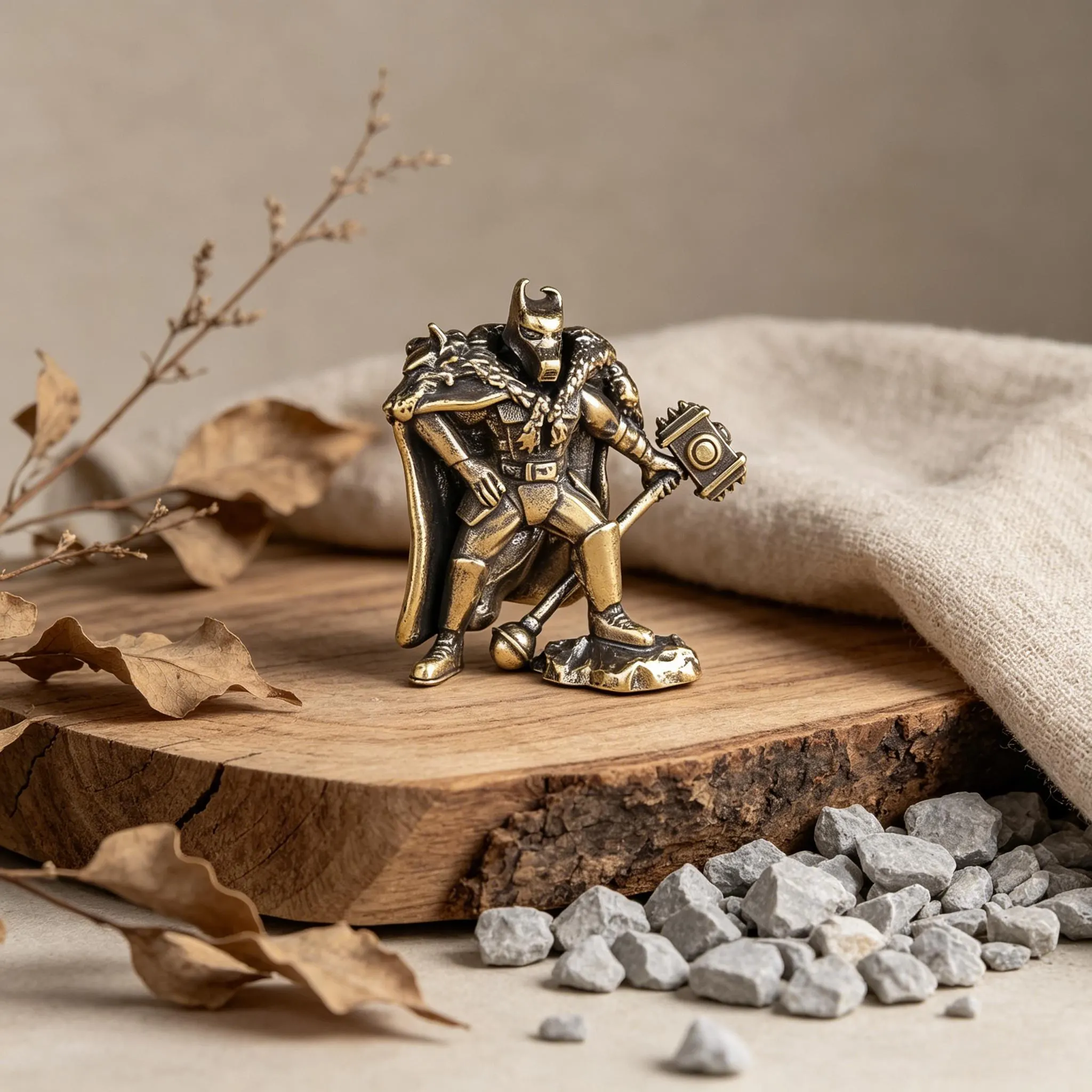 Handcrafted Brass Warrior Figurine — Brass figurine image 10