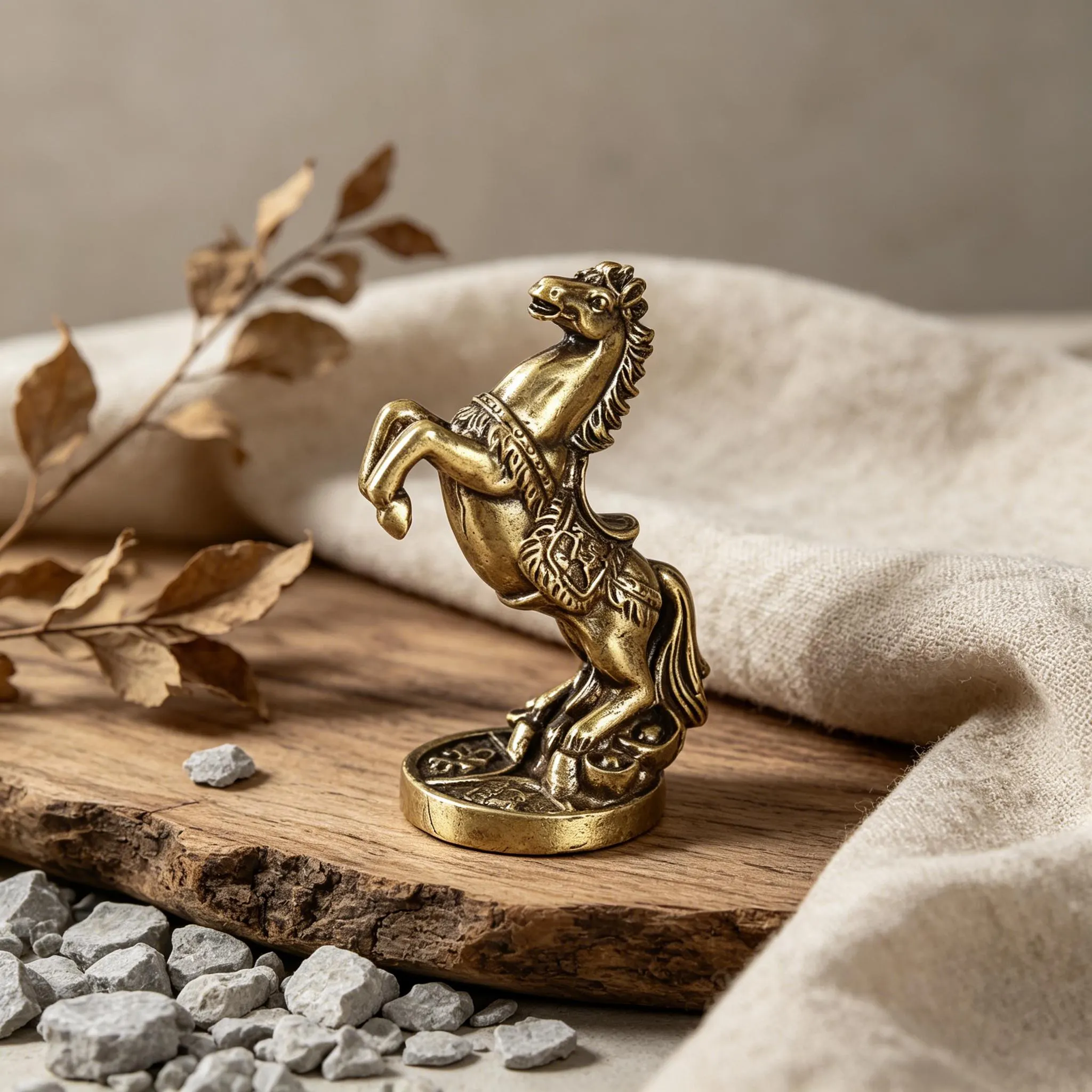 Mini Bronze Horse Figurine — Brass figurine image 8