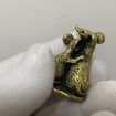 Handcrafted Brass Hugging Mice Figurine — Copper figurine image 2