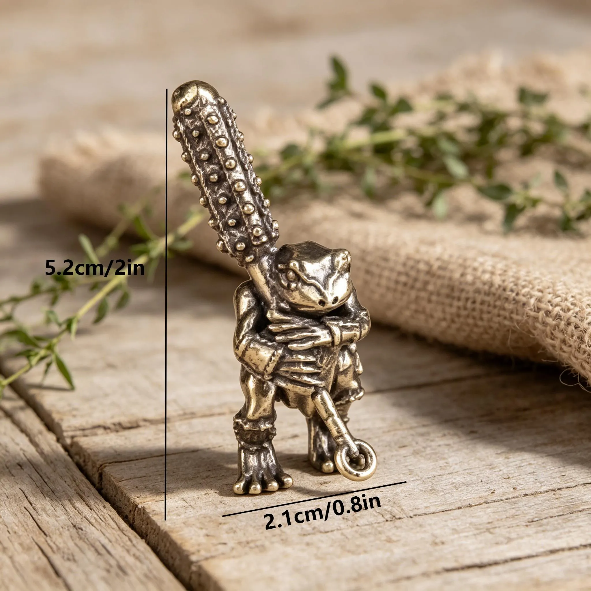 Handcrafted Mini Copper Figurine — Copper figurine image 2