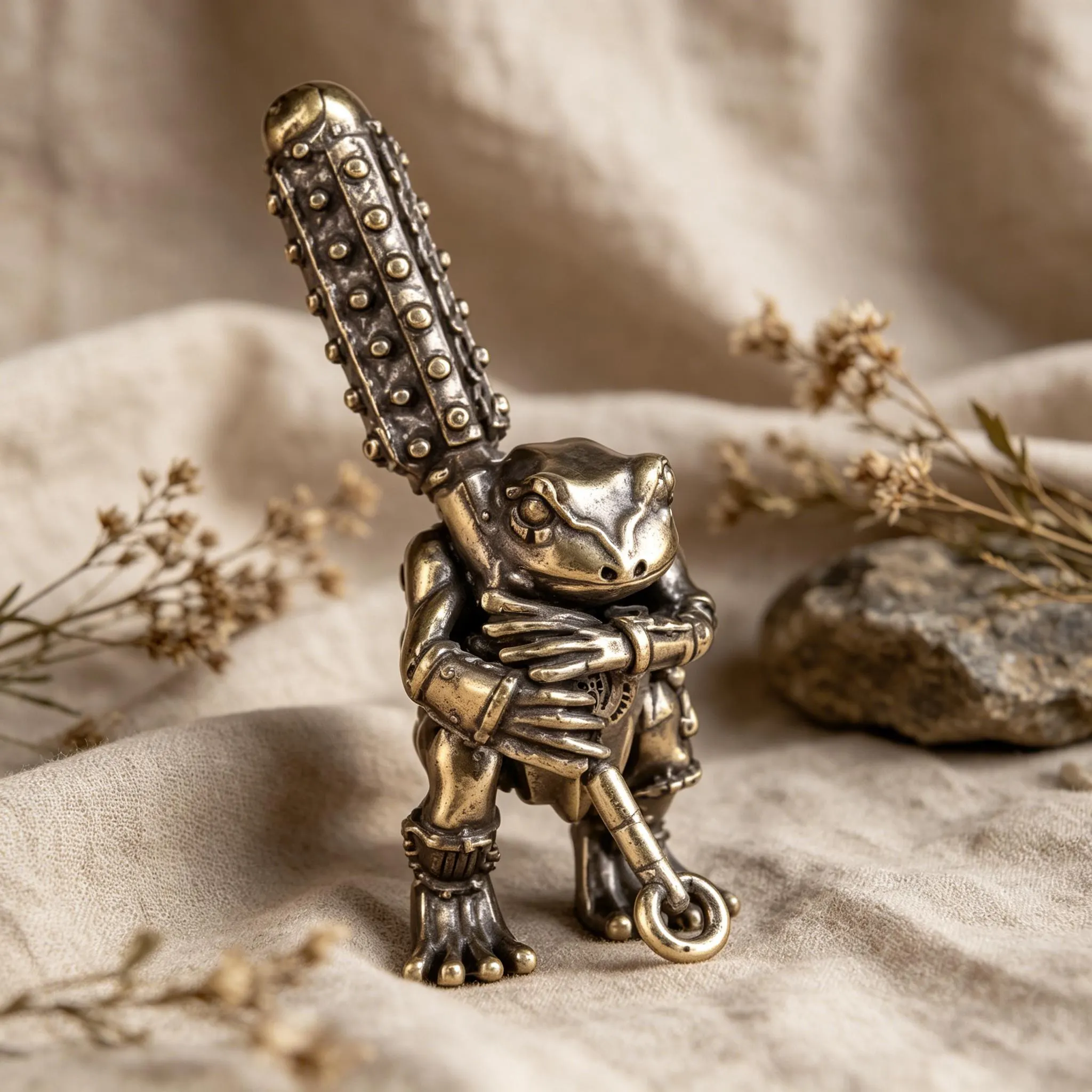 Handcrafted Mini Copper Figurine — Copper figurine image 5