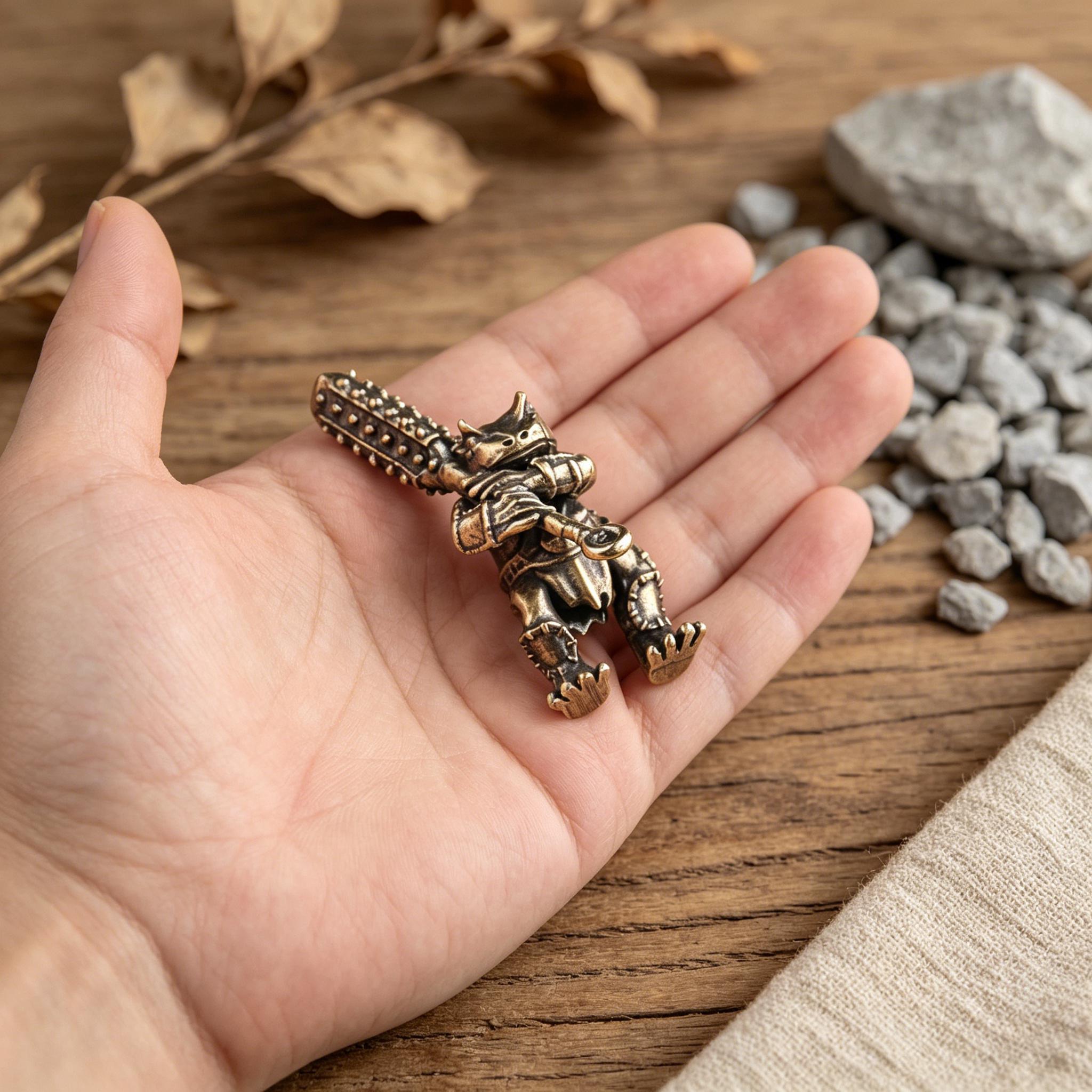 Handcrafted Mini Copper Figurine — Copper figurine image 12