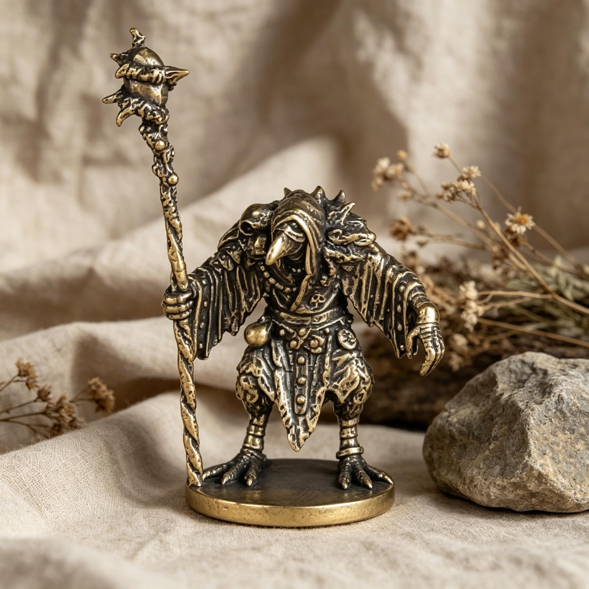 Handcrafted Mini Copper Sculptures — Copper figurine image 3