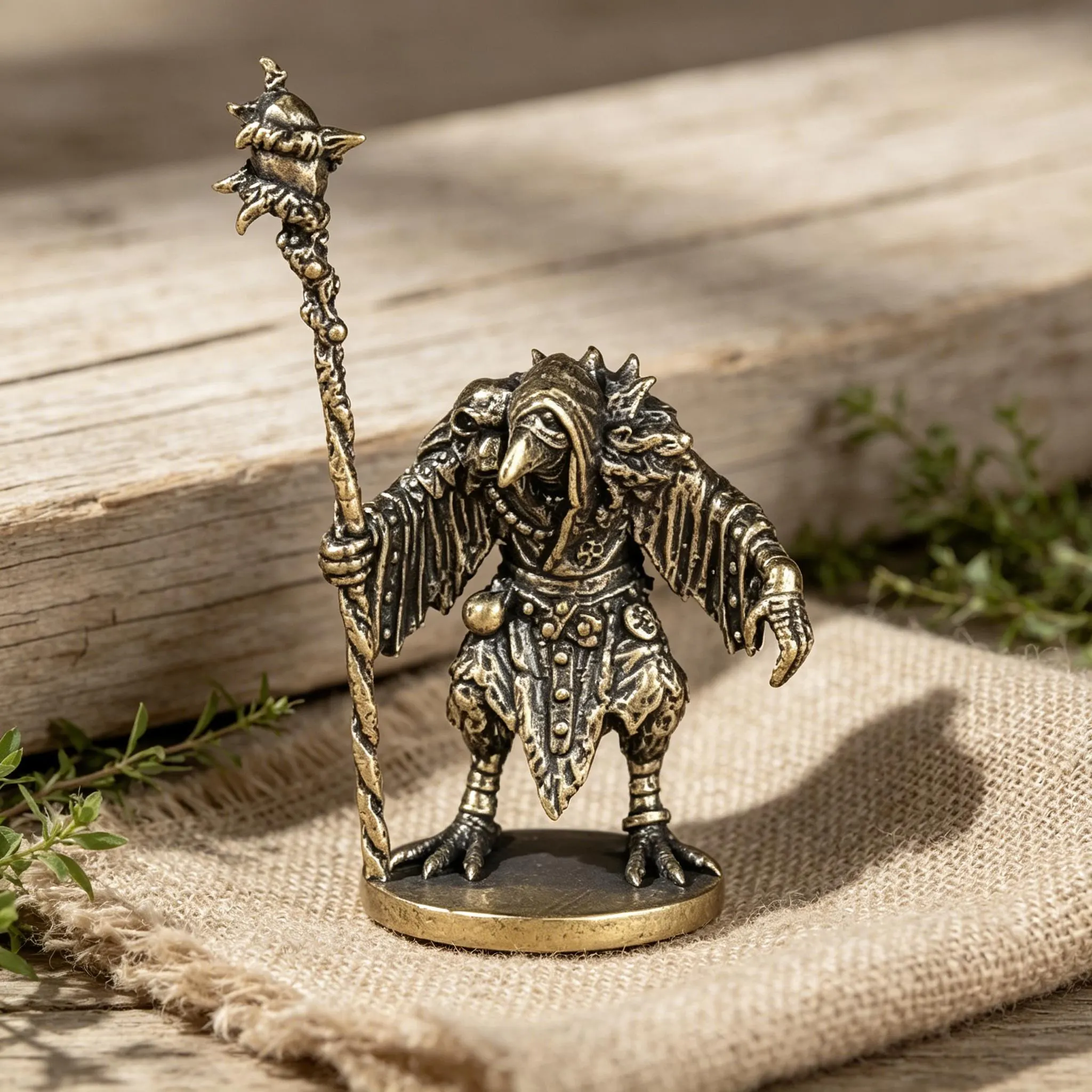 Handcrafted Mini Copper Sculptures — Copper figurine image 4