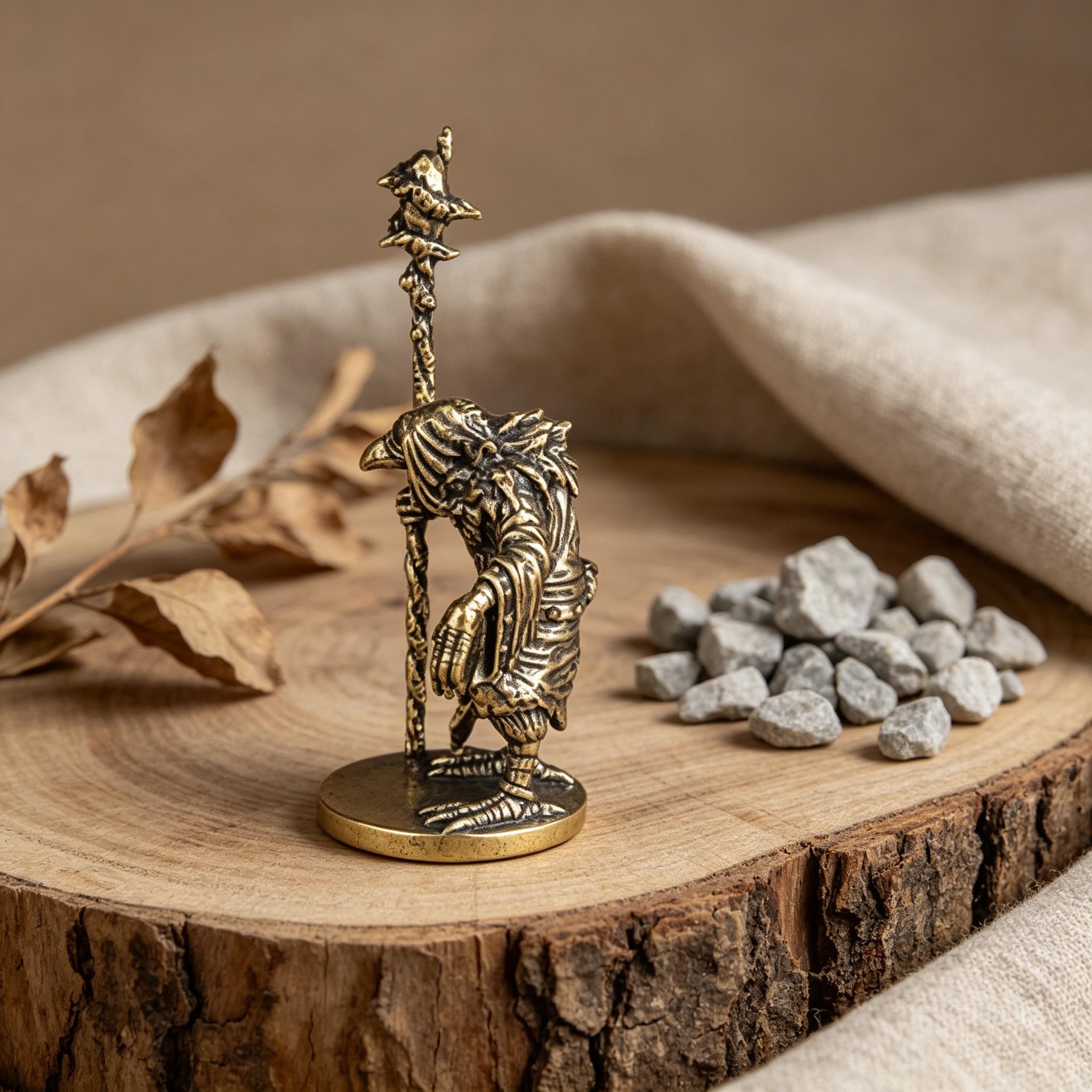 Handcrafted Mini Copper Sculptures — Copper figurine image 10