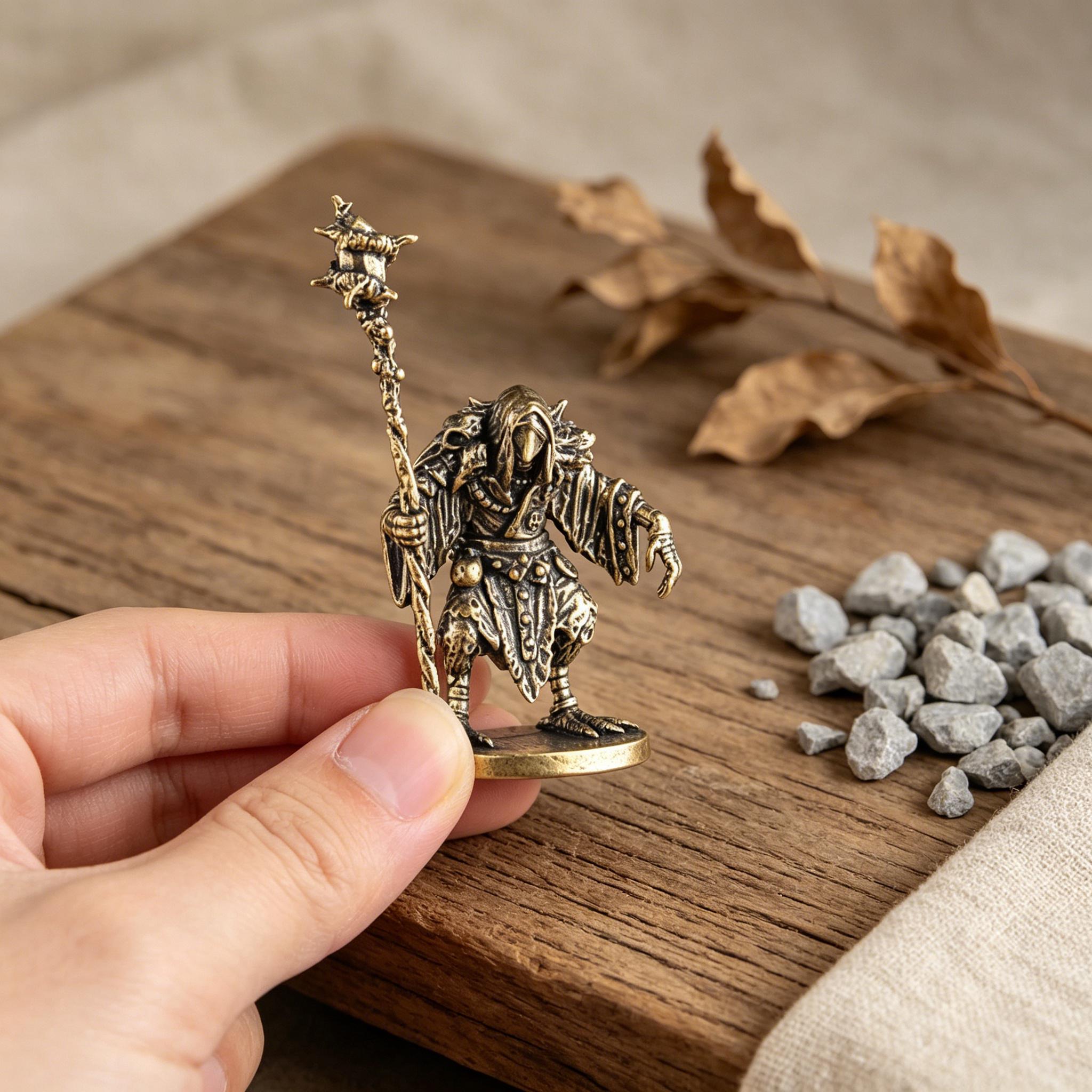 Handcrafted Mini Copper Sculptures — Copper figurine image 11