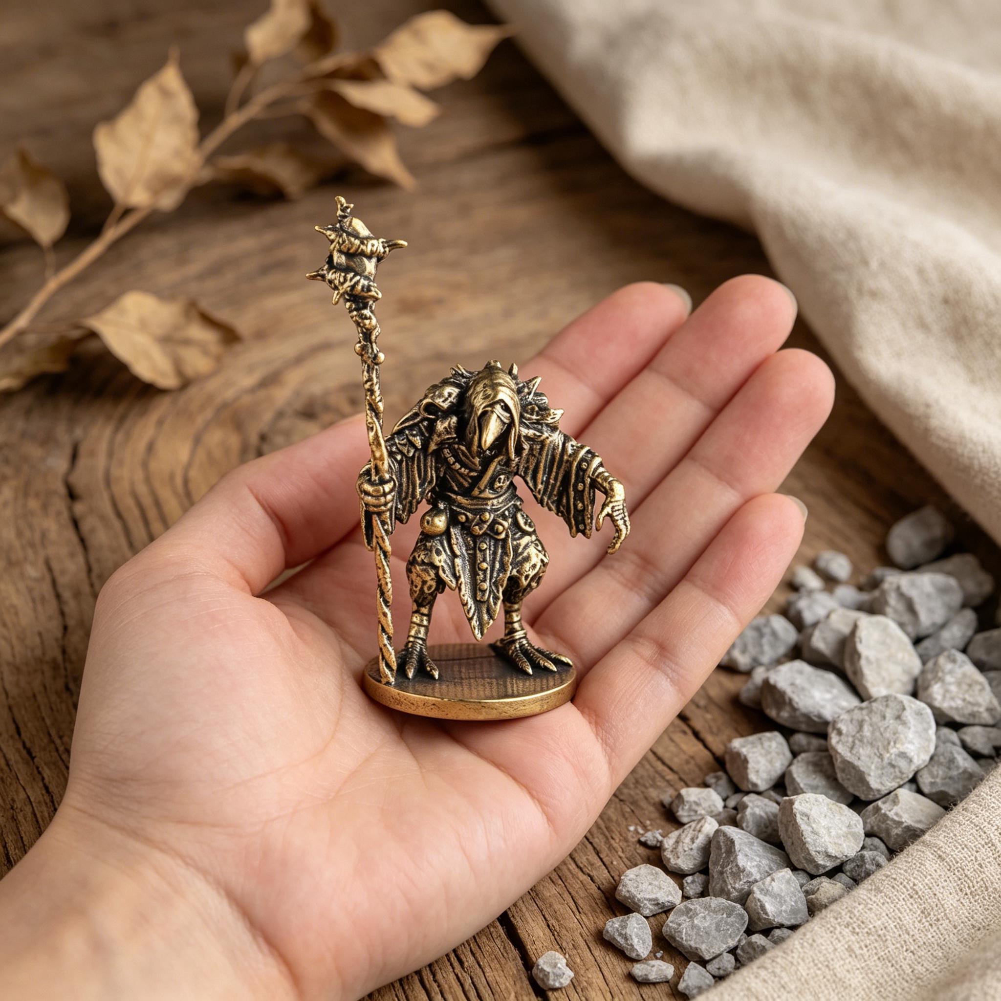 Handcrafted Mini Copper Sculptures — Copper figurine image 12