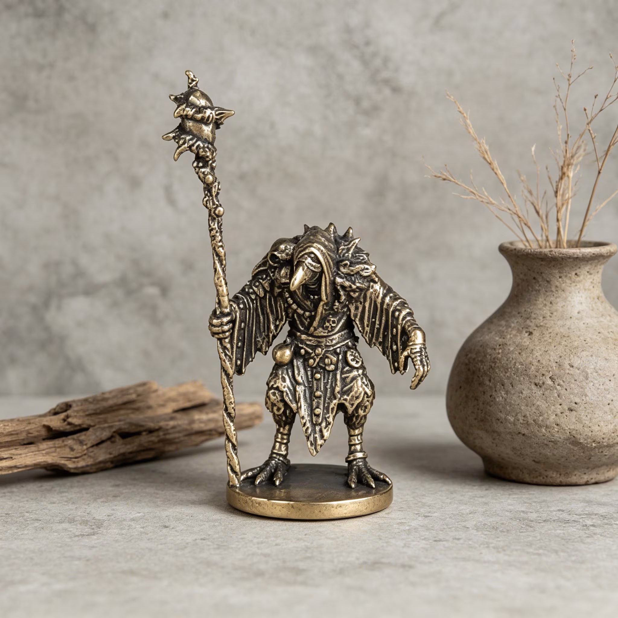 Handcrafted Mini Copper Sculptures — Copper figurine image 1