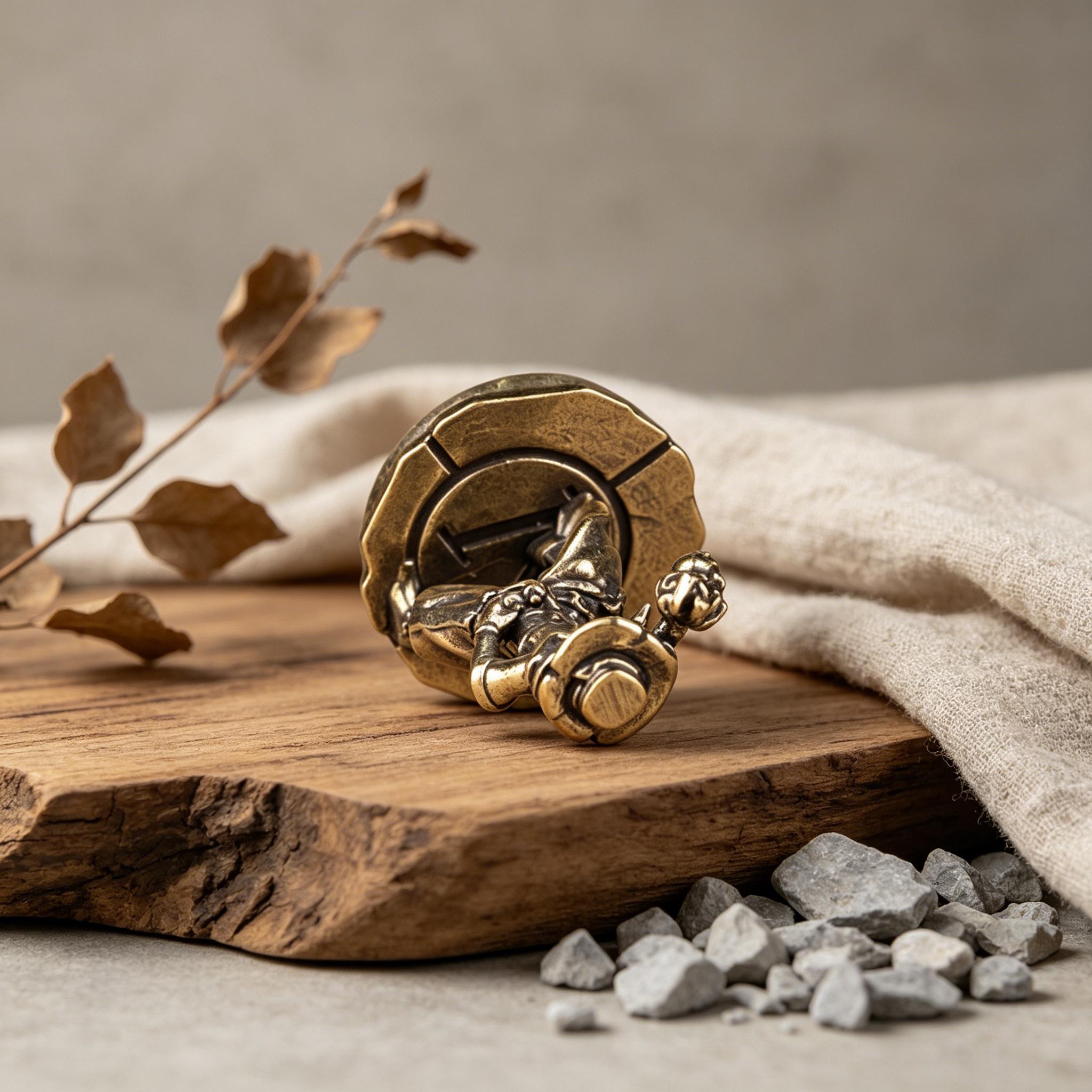Handcrafted Brass Pirate Figurine — Brass figurine image 8