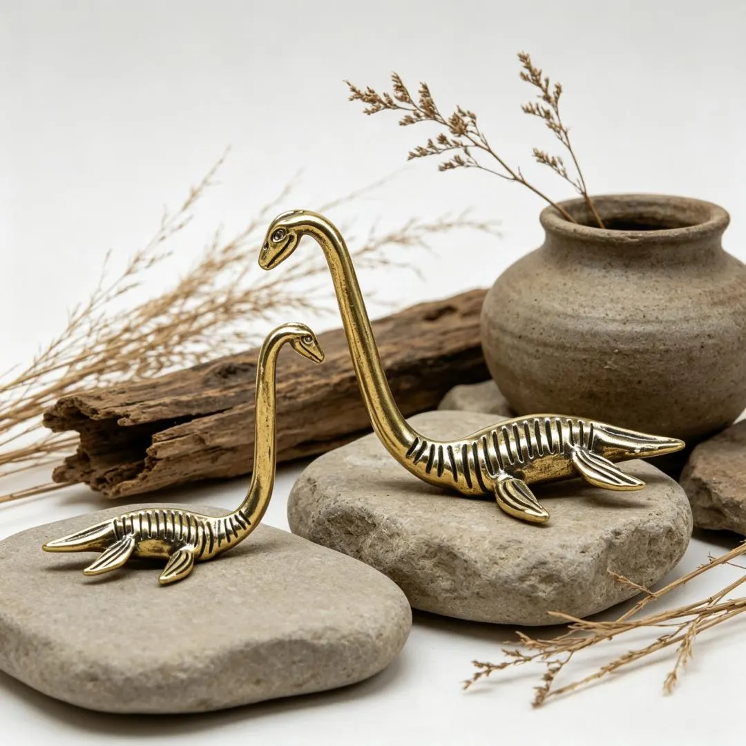 Vintage Brass Loch Ness Monster Figurine — Brass figurine image 6