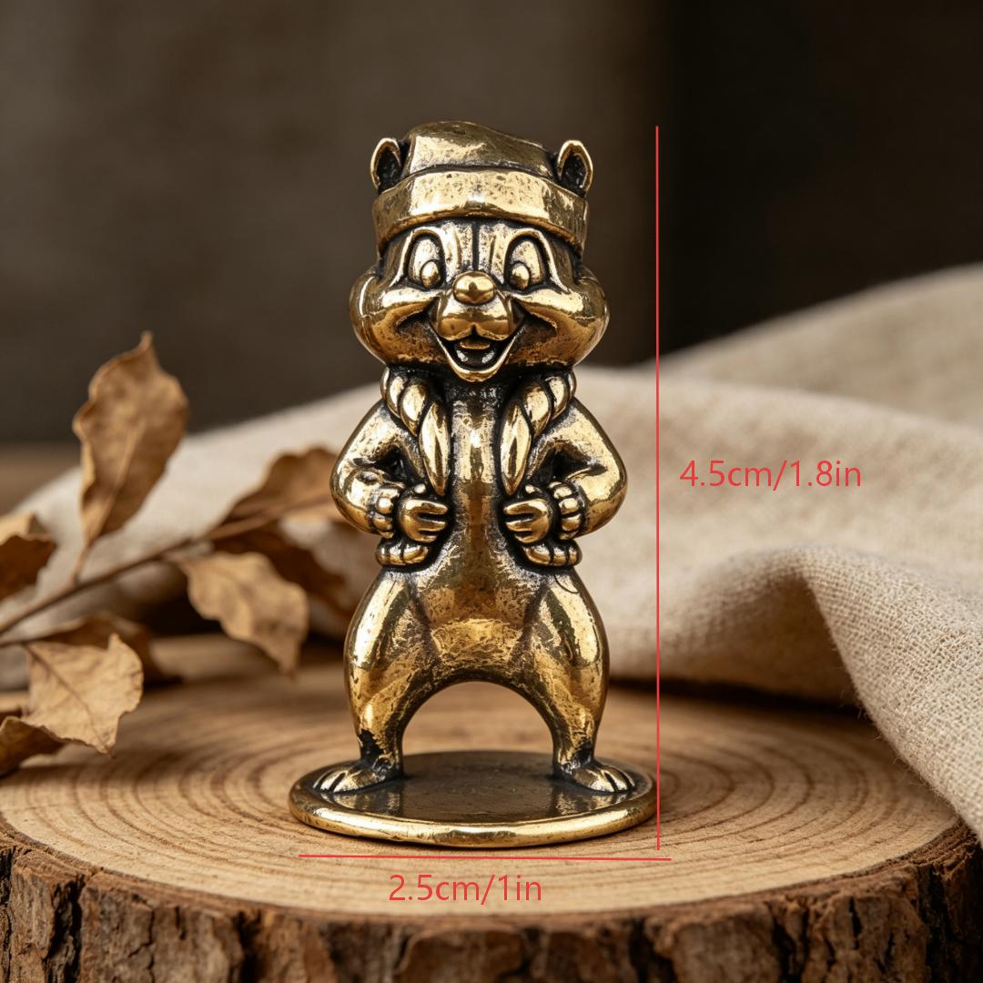 Handmade Small Copper Ganesha Statue — Copper figurine image 4