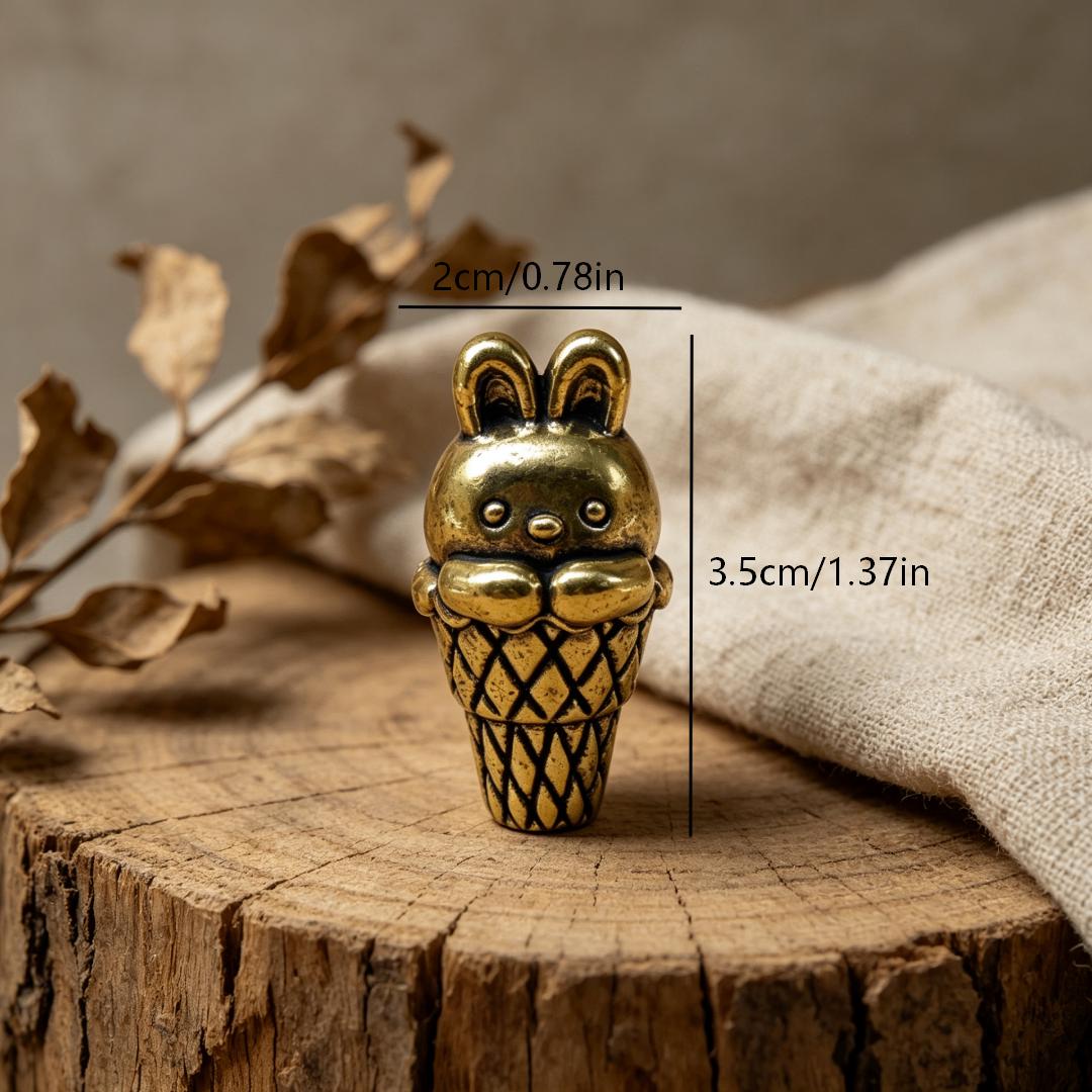Vintage Brass Cat Figurine Set — Brass figurine image 5