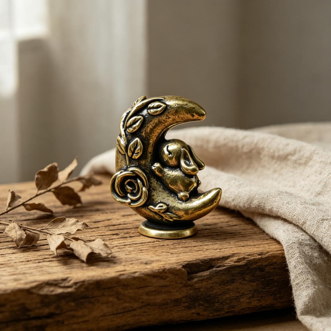 Vintage Brass Cat Figurine Set — Brass figurine image 6