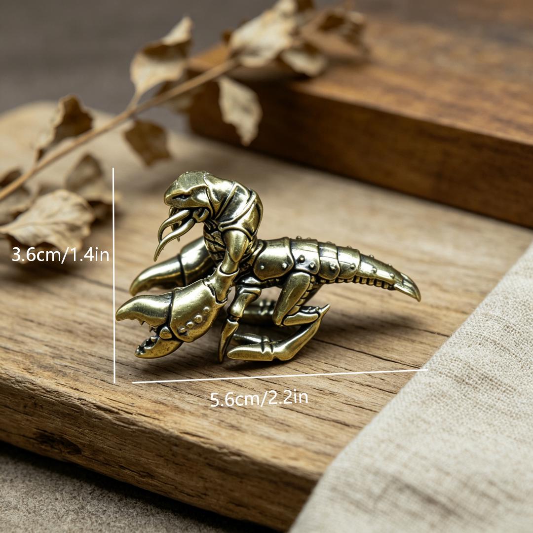 Vintage Brass Alien Xenomorph Figurine — Brass figurine image 2