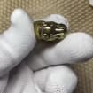 Vintage Brass Safari Animal Figurine Set — Brass figurine image 2
