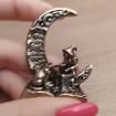 Handmade Brass Witch Figurine — Brass figurine image 2